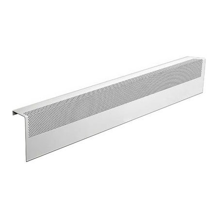 Buss General Partner Co Ltd Baseboarders Basic Series 3 ft Steel Easy Slip-on Baseboard Heater Cover, White BC001-36-WHT